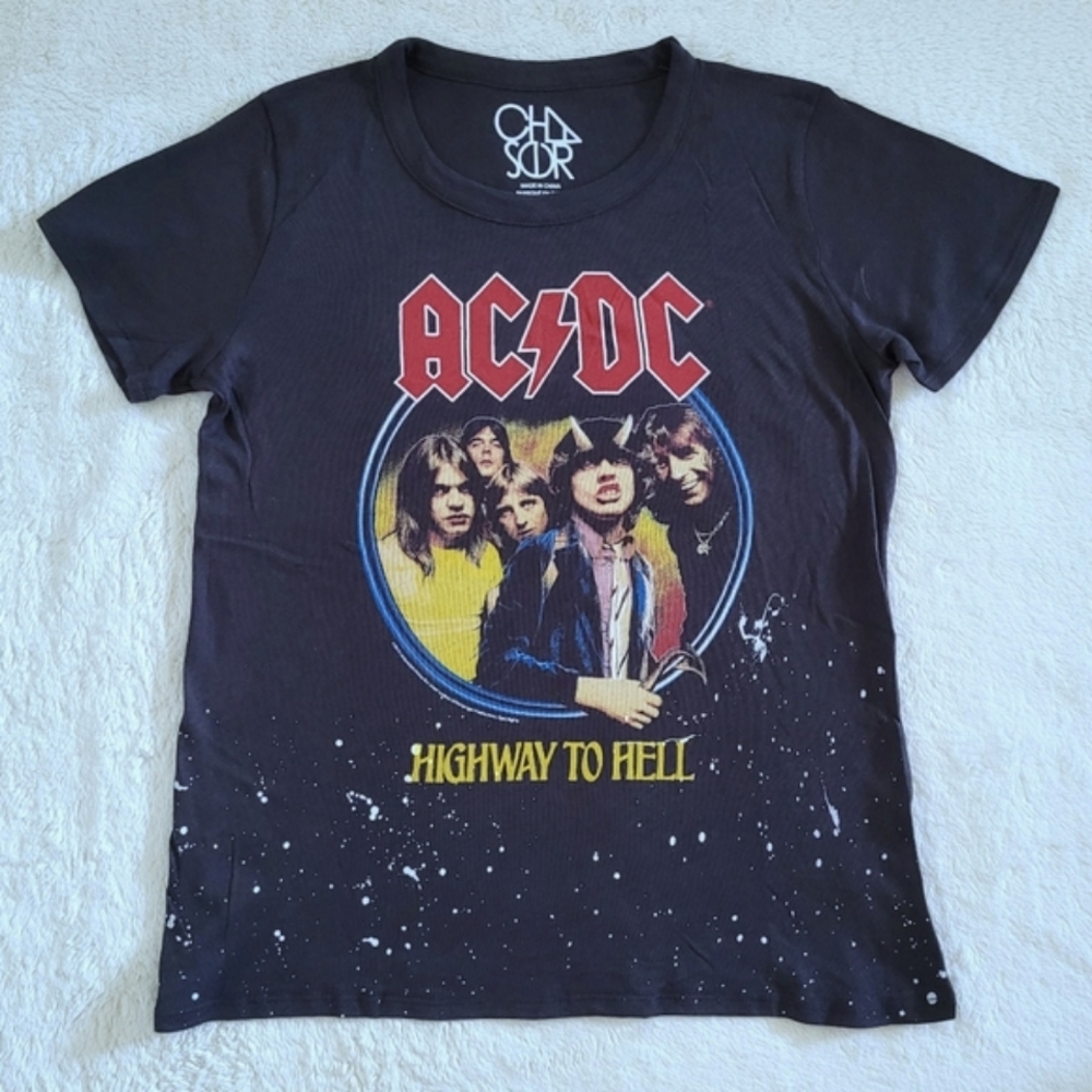 Chaser ⚡AC/DC⚡ Highway to Hell🔥 Graphic Tee👕 - NWT - Picture 9 of 14